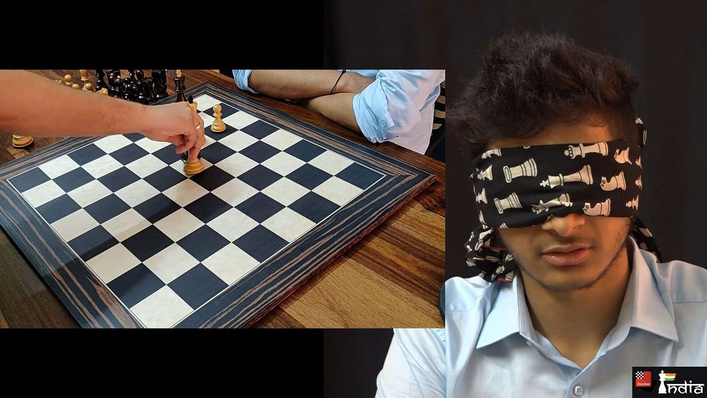 Vidit Gujrathi's blindfold magic | ChessBase Vidit Gujrathi's blindfold magic | ChessBase
