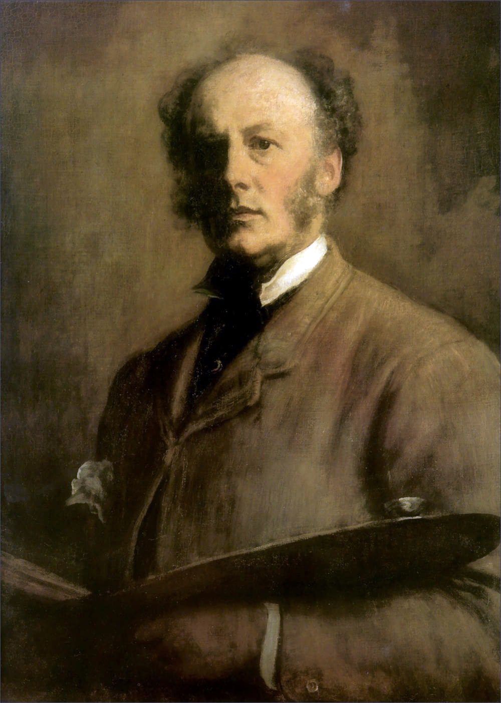 John Everett Millais, self portrait. John Everett Millais, self portrait.