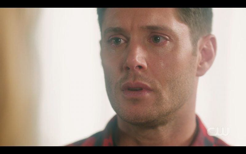 dean winchester crying hard supernatural who we are flashback dean winchester crying hard supernatural who we are flashback
