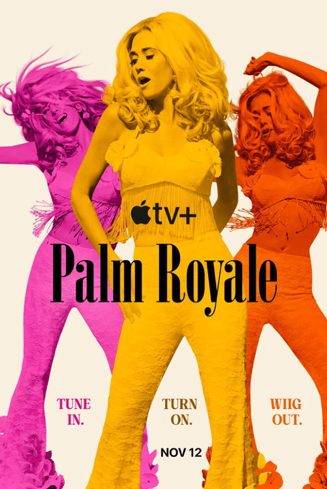 Season two of “Palm Royale” premieres on Wednesday, November 12, 2025 on Apple TV+.
