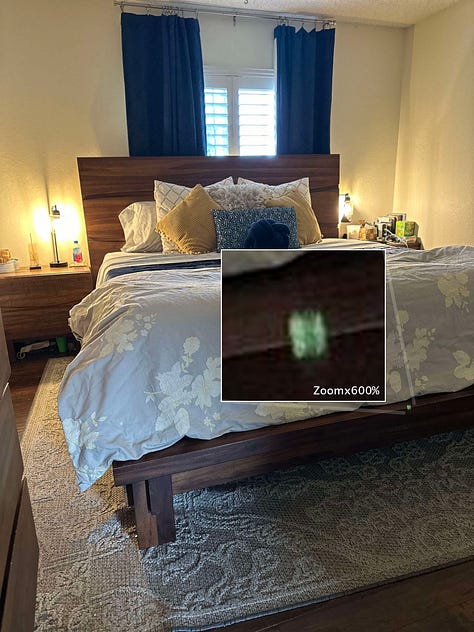 Gallery of Light Anomoly Captured in Bedroom Photos