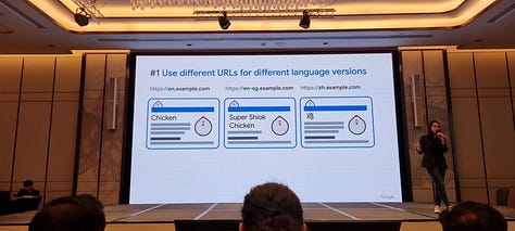 Google Search Central Asia Pacific slides