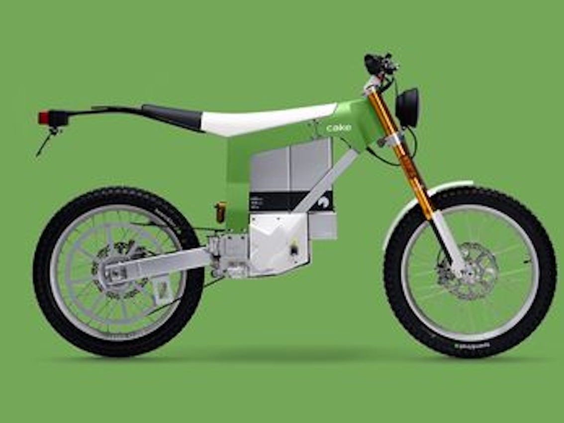 A green, simple-looking Ride Cake bike A green, simple-looking Ride Cake bike