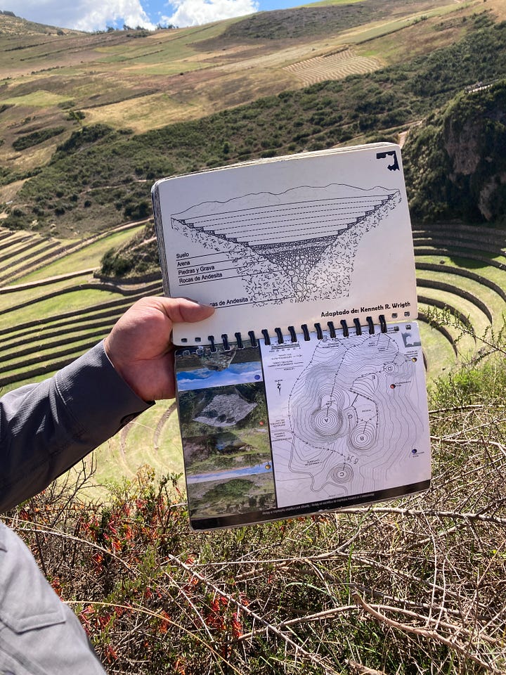 The lowest terrace circles at Moray, plus images from Pablo’s book