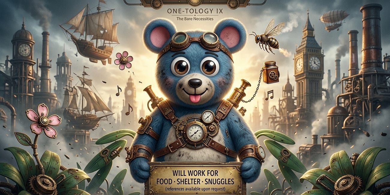 ONE-TOLOGY IX: THE BARE NECESSITIES
