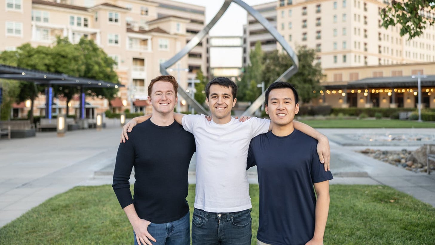 Etched co-founders Robert Wachen, Gavin Uberti, and Chris Zhu Etched co-founders Robert Wachen, Gavin Uberti, and Chris Zhu