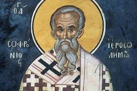 Saint Sophronius of Jerusalem, a ...