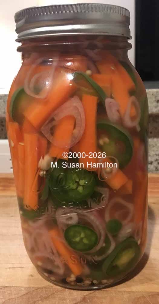 Jar of vegetables