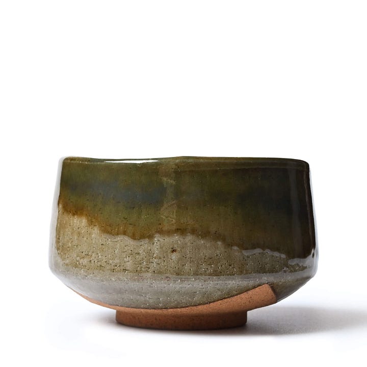 Matcha bowl (chawan) and whisk (chasen)