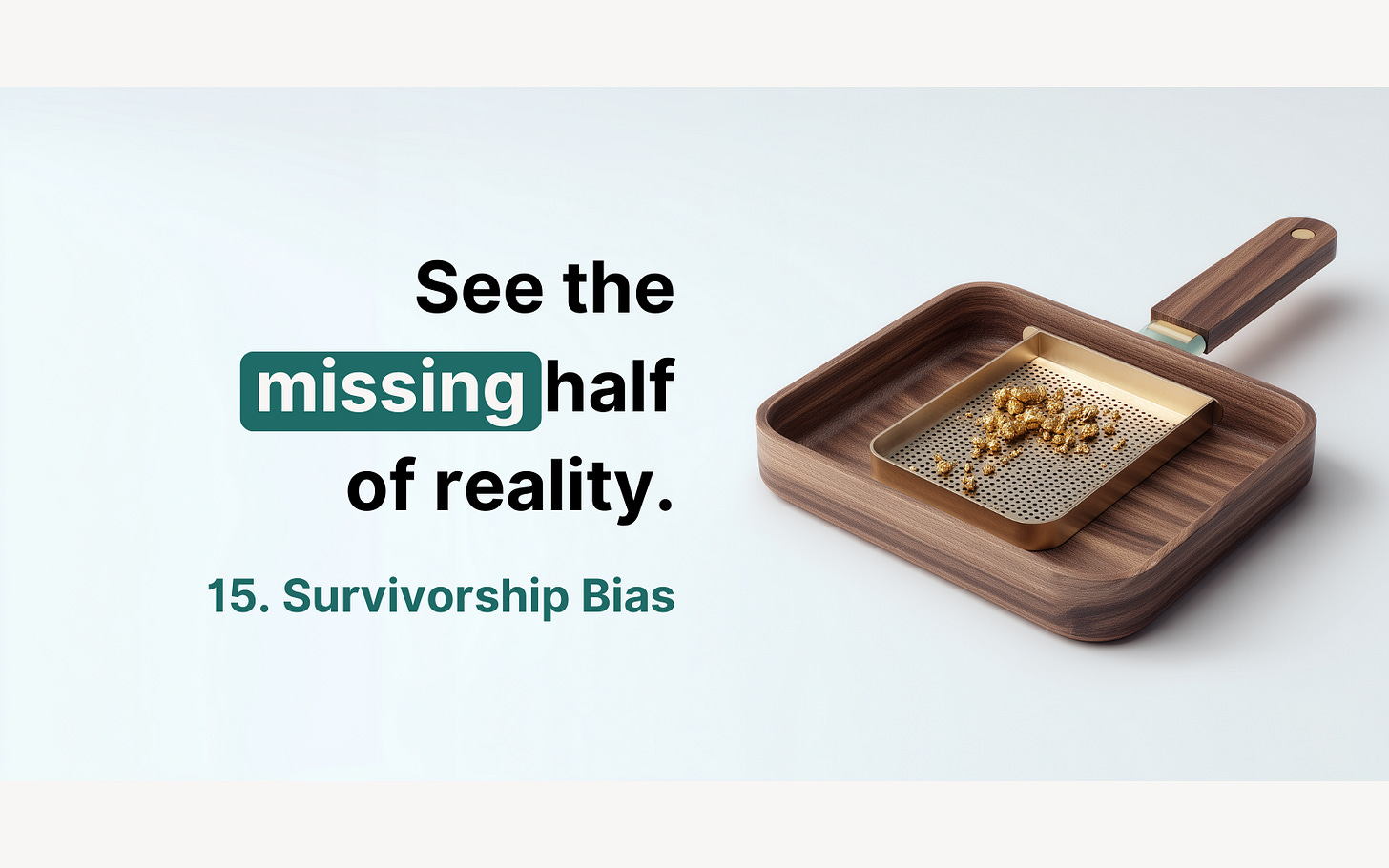 Turn any success story into a reversible test. Turn any success story into a reversible test.