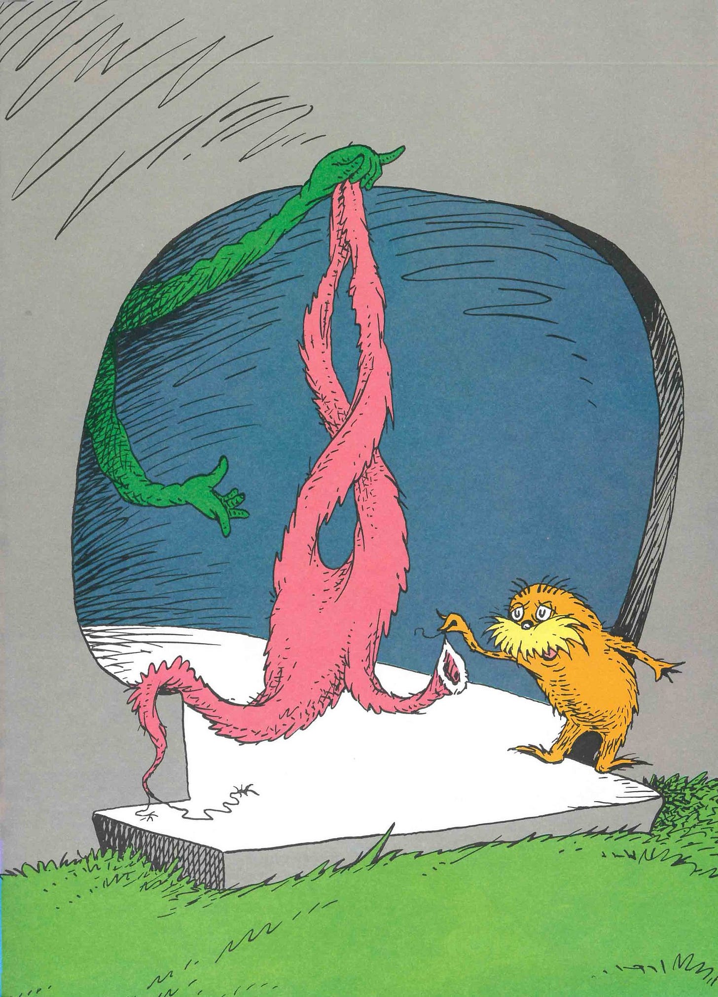 A Thneed's a Fine Something That All People Need! — The Art of Dr. Seuss  Collection, Published by Chaseart Companies