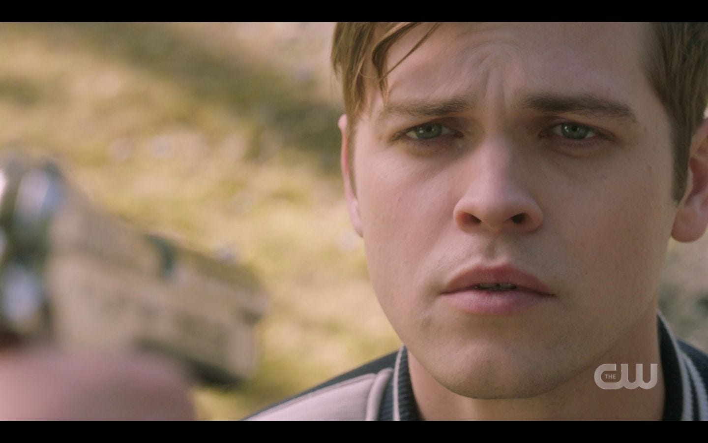 Jack on his knees ready for Dean Winchesters loaded gun load bulge SPN 14.20 Jack on his knees ready for Dean Winchesters loaded gun load bulge SPN 14.20