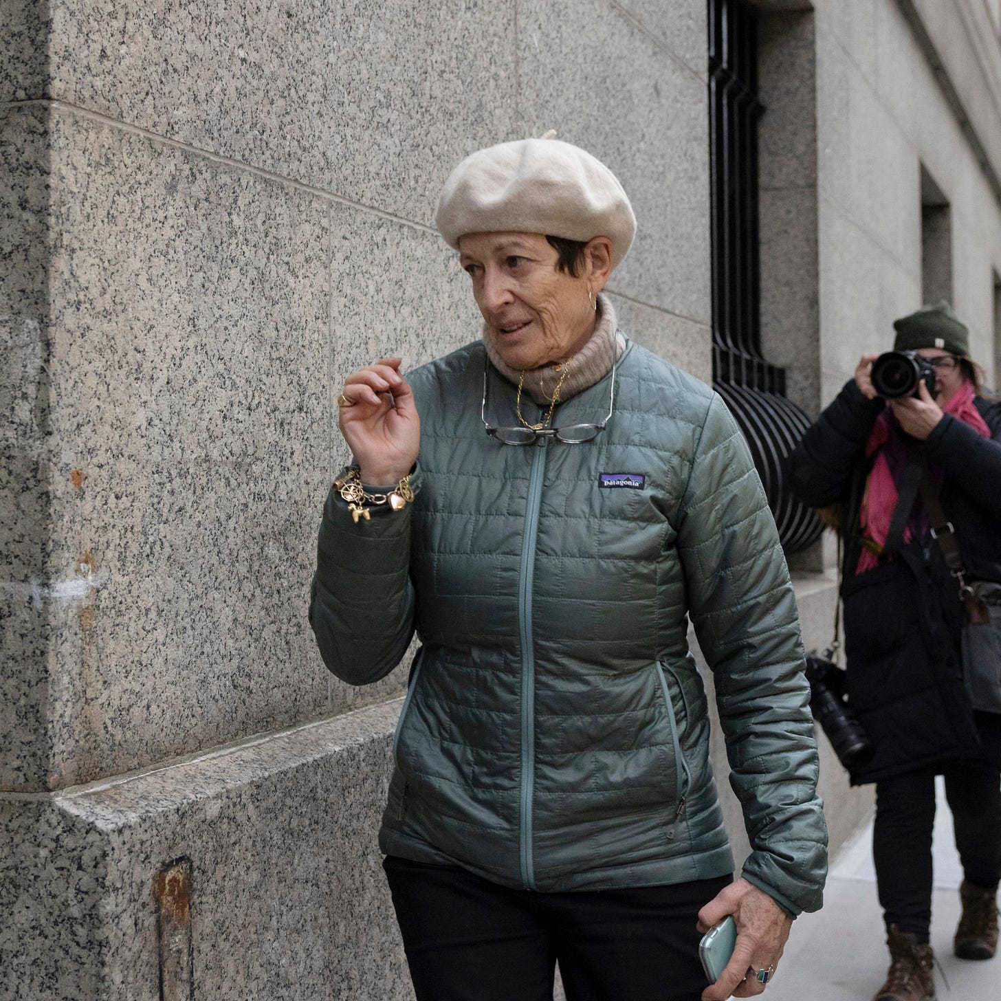 Isabel Maxwell at the federal courthouse where Ghislaine Maxwell is on trial, Dec. 21, 2021, in New York. Photo | AP Isabel Maxwell at the federal courthouse where Ghislaine Maxwell is on trial, Dec. 21, 2021, in New York. Photo | AP