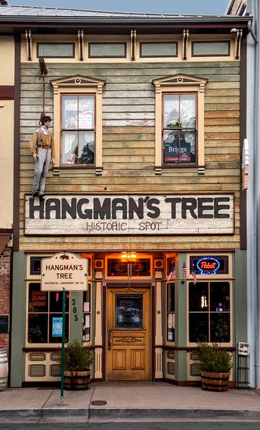 California Historical Landmark 141: Hangman's Tree in Placerville,  California