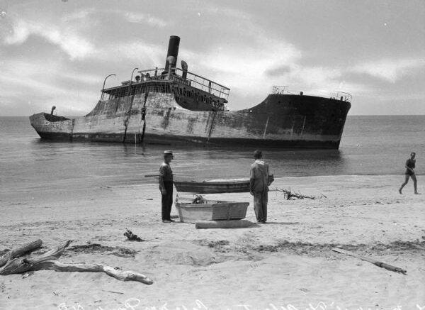 The Story of The Cape May Concrete Ship the SS Atlantus. | Watch The  Tramcar Please
