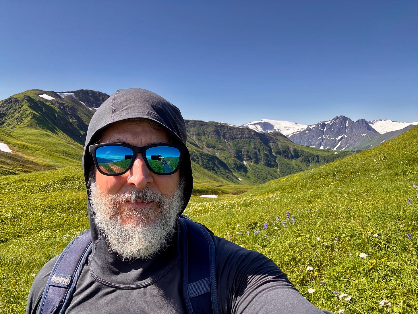 Me hiking in Alaska