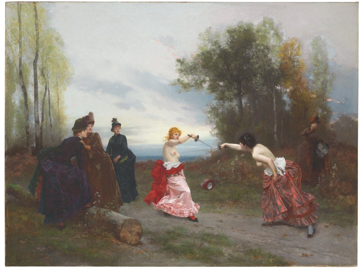 The Duel by Emile Antoine Bayard