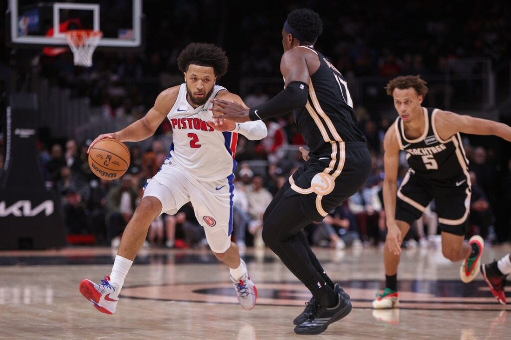 Cade Cunningham, Pistons run past Hawks for 11th straight win - Field Level Media - Professional sports content solutions | FLM Cade Cunningham, Pistons run past Hawks for 11th straight win - Field Level Media - Professional sports content solutions | FLM