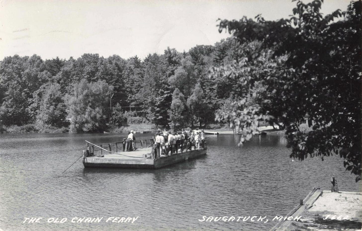 The Old Chain Ferry at Saugatuck