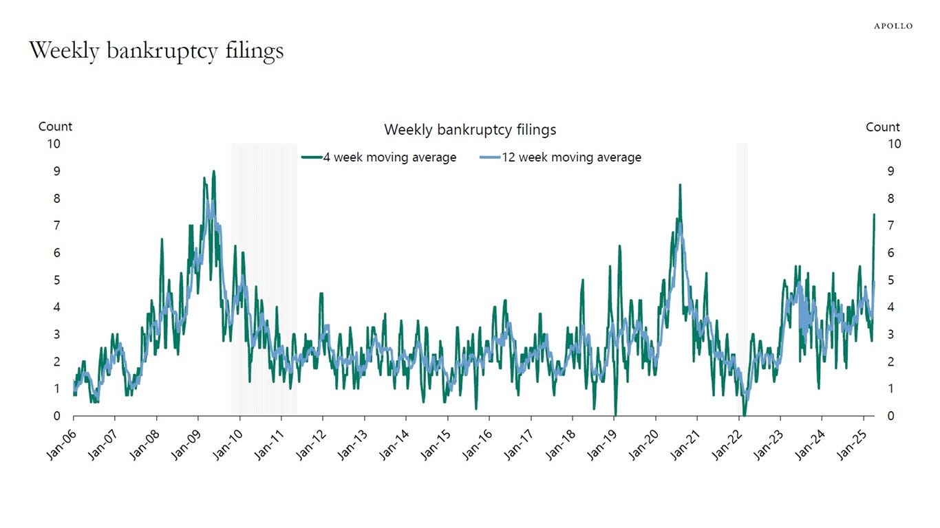 Weekly bankruptcy filings