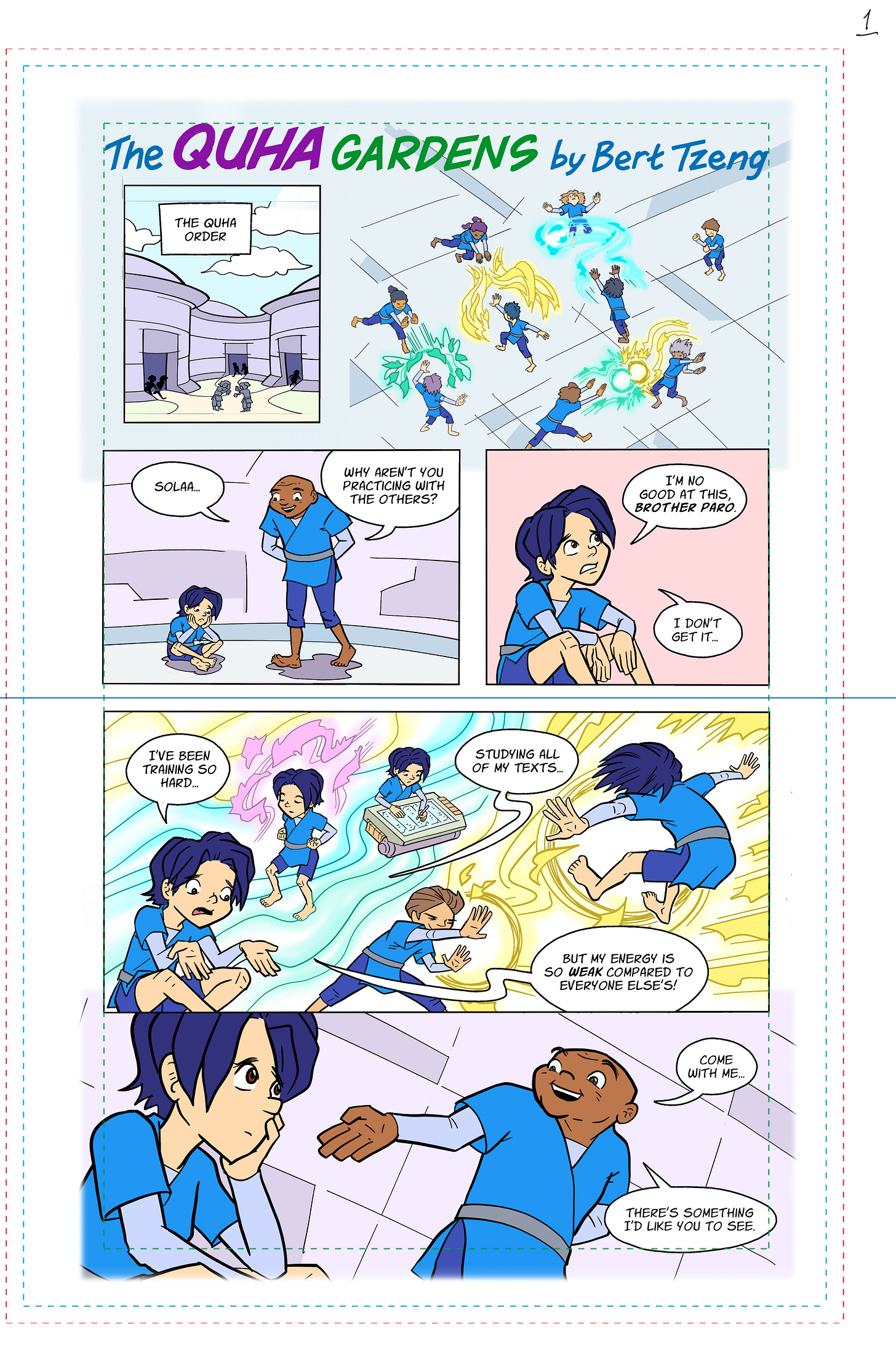 Page 1 of my anthology short story.