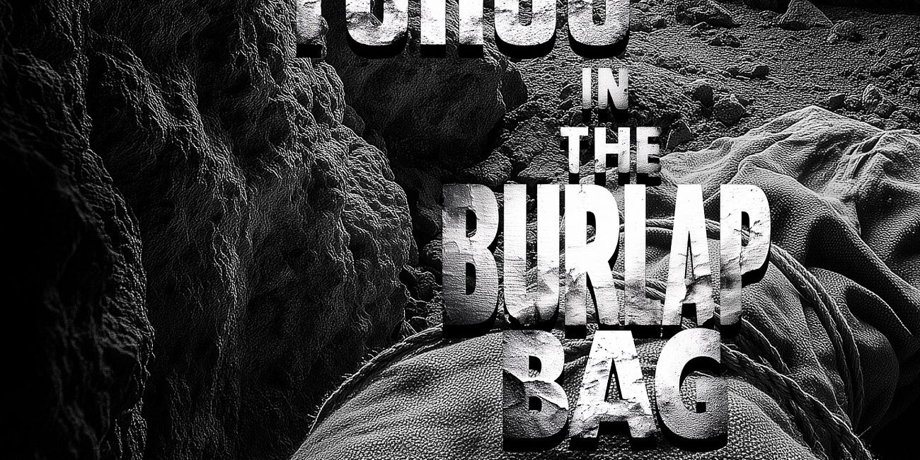 The Cave and The Torso in the Burlap Bag 