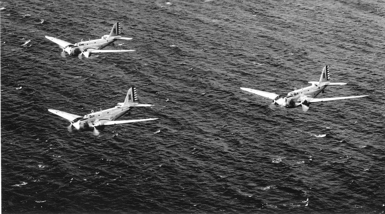 The XB-21's main competitor, the B-18 Bolo. Harold Wahlberg photo via Wikimedia