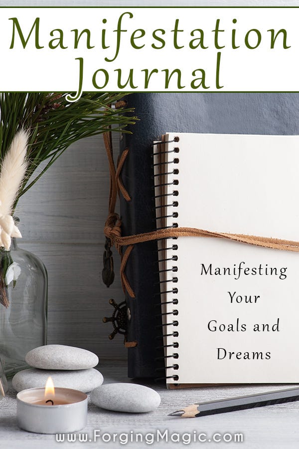 Manifestation Journal for Higher Self and Goal Attainment