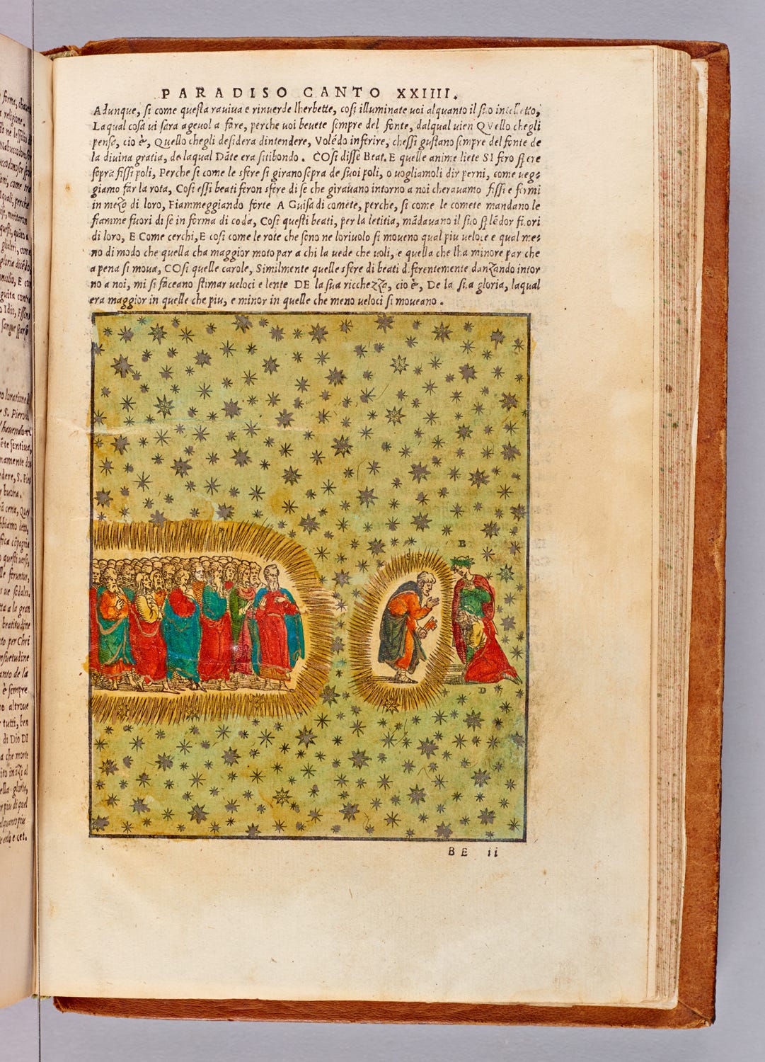 Dante is examined by St. Peter on Faith, who asks him what Faith is and whether Dante possesses it. 