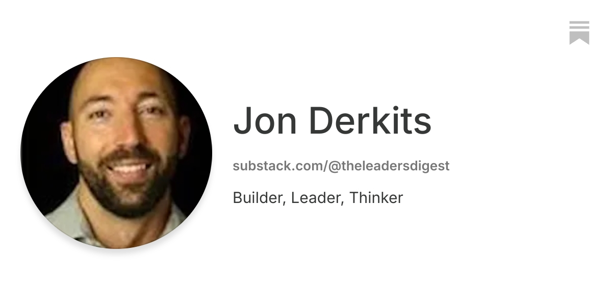 Jon Derkits | Substack