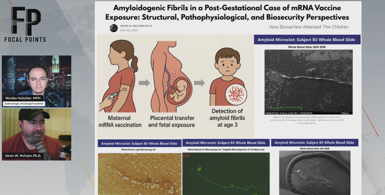 BREAKING: Prion-Like Amyloid Fibrils Found in 3-Year-Old Born Lifeless After In-Utero Pfizer mRNA Injection Exposure