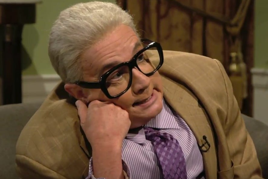 Jiminy Glick Scores an Interview With President Donald Trump