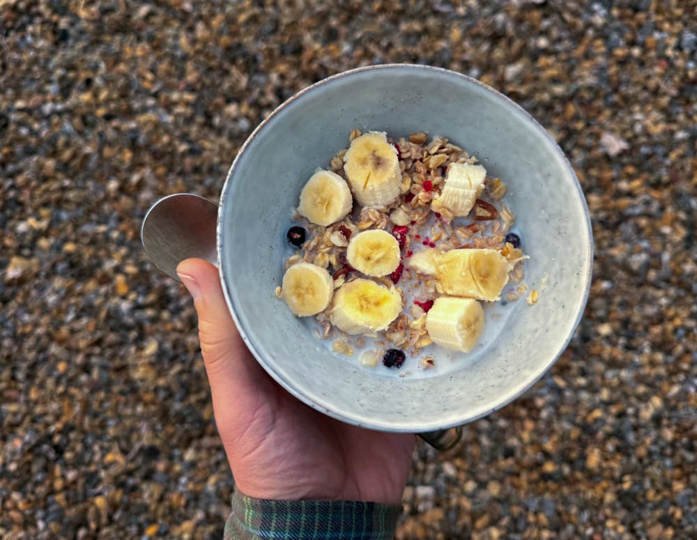 A photo of a delicious looking porridge.