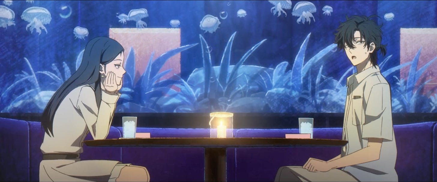 Cheng Xiaoshi on a date with Vivian in Link Click.