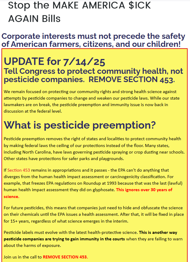 CALL TO ACTION — Call Your Representative on the Interior Appropriations Committee NOW!