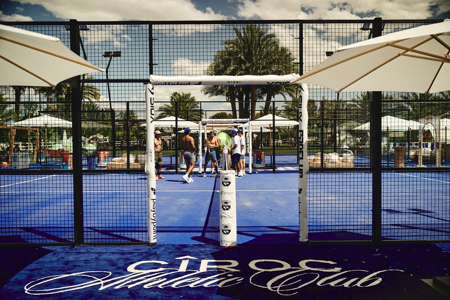 Coachella pop-up courts in Indio, CA