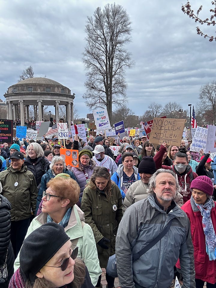 Pictures from the Boston Hands Off Rally/March
