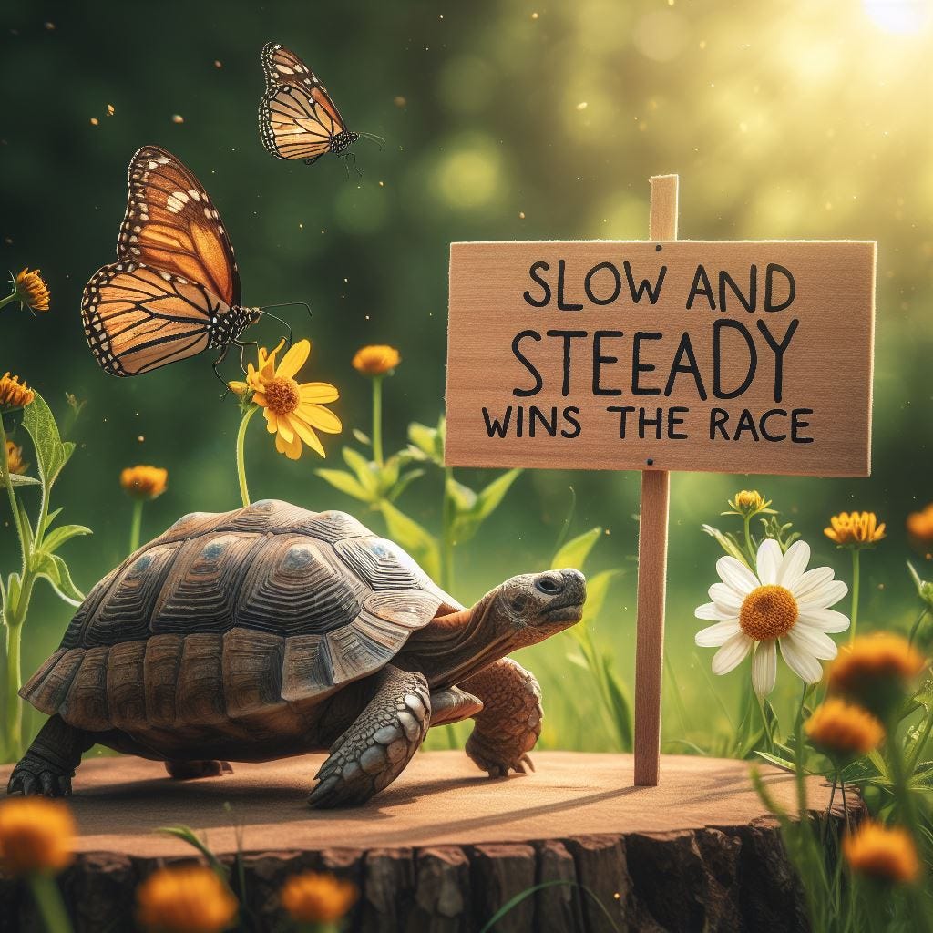 At a better pace