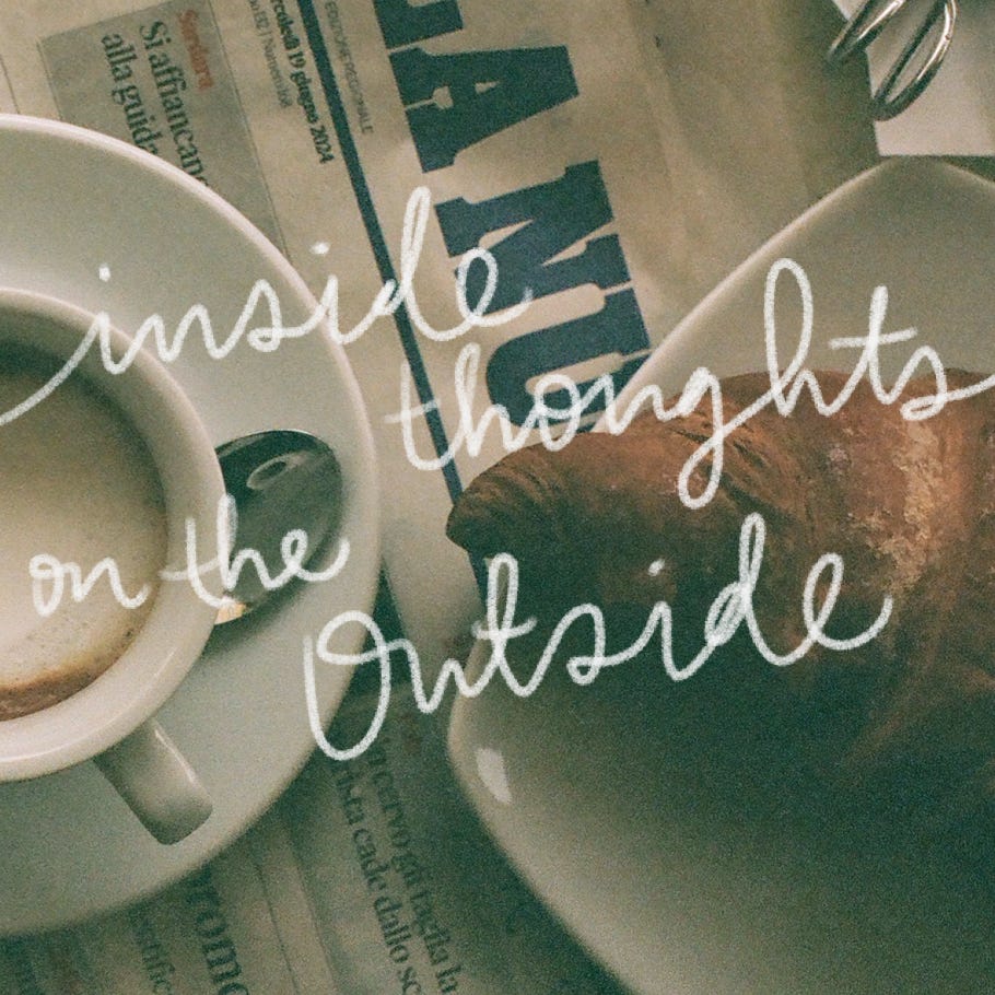 Inside Thoughts, on the Outside