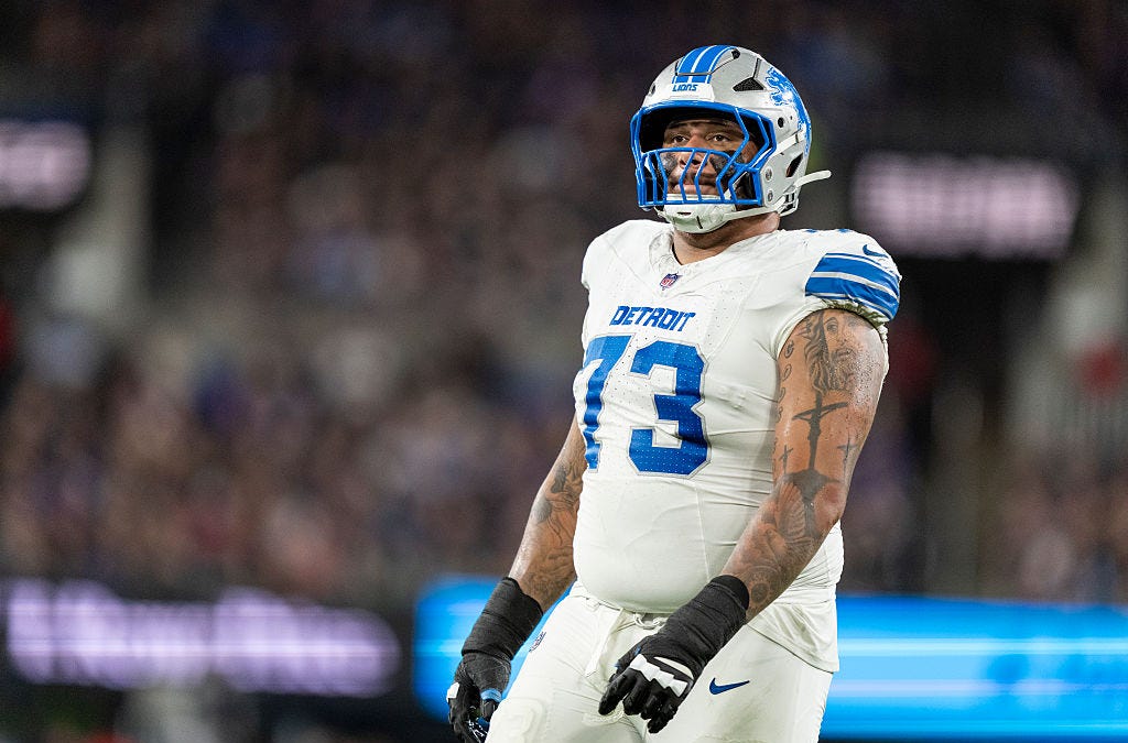 To resecure staring job, Lions’ Mahogany understands he needs to eliminate bad snaps that plagued him in 2025