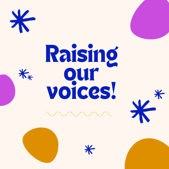 Raising our voices! 