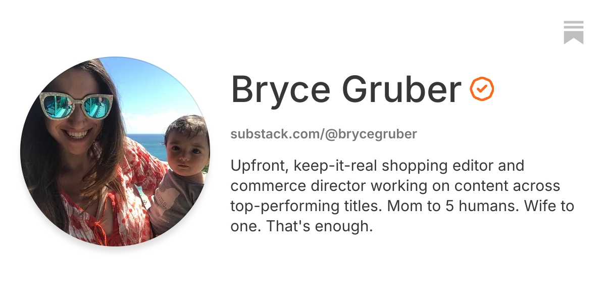 Bryce Gruber | Substack