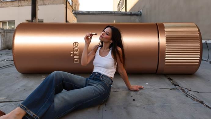 A person sitting on the ground smoking a cigarette

AI-generated content may be incorrect.