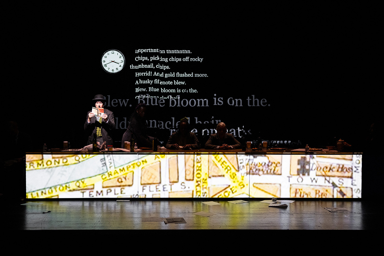 Ulysses by Elevator Repair Service, Commissioned by the Fisher Center, Is a  New York Times Critic's Pick