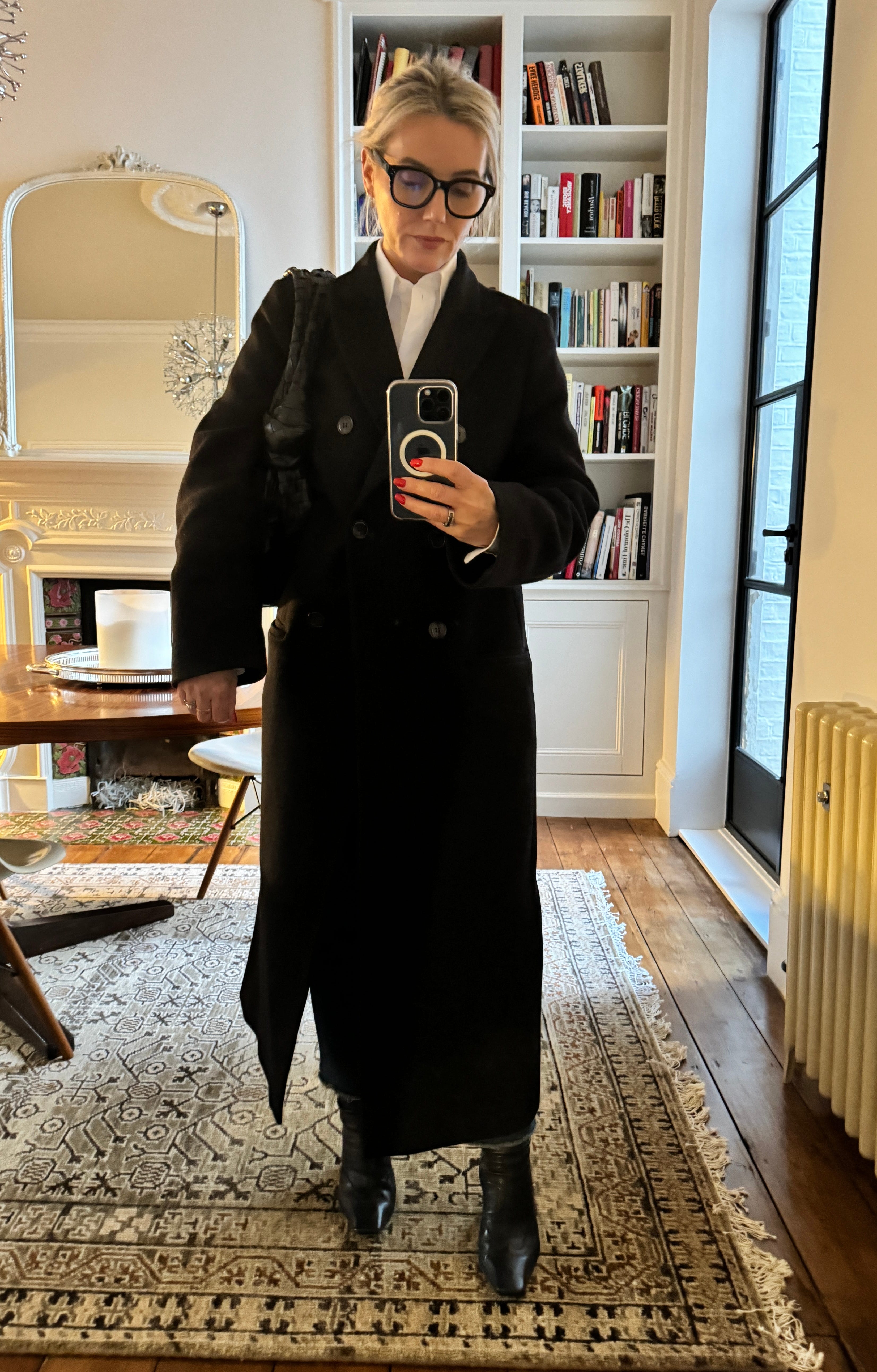 ダルDhal Shetland-Wool sarge Boiled Coat Dhal Shetland-Highland Wool sarge Boiled / Raf Pants | keu