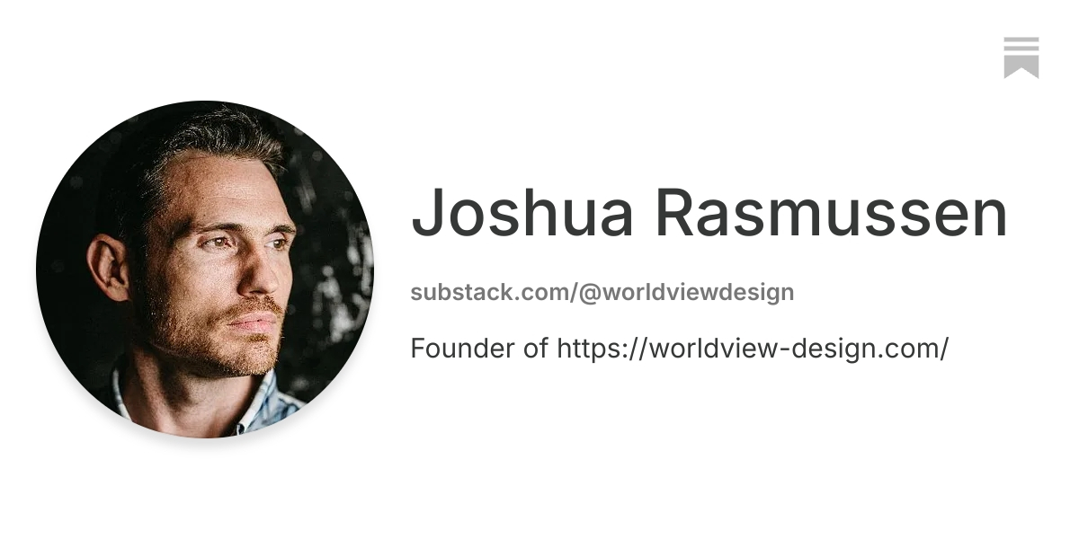 Joshua Rasmussen | Substack