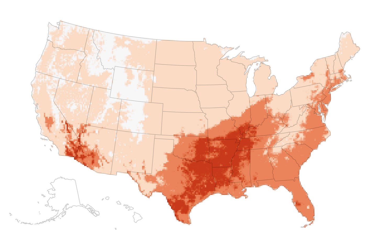 Look up where extreme heat poses the biggest threat in the U.S. -  Washington Post