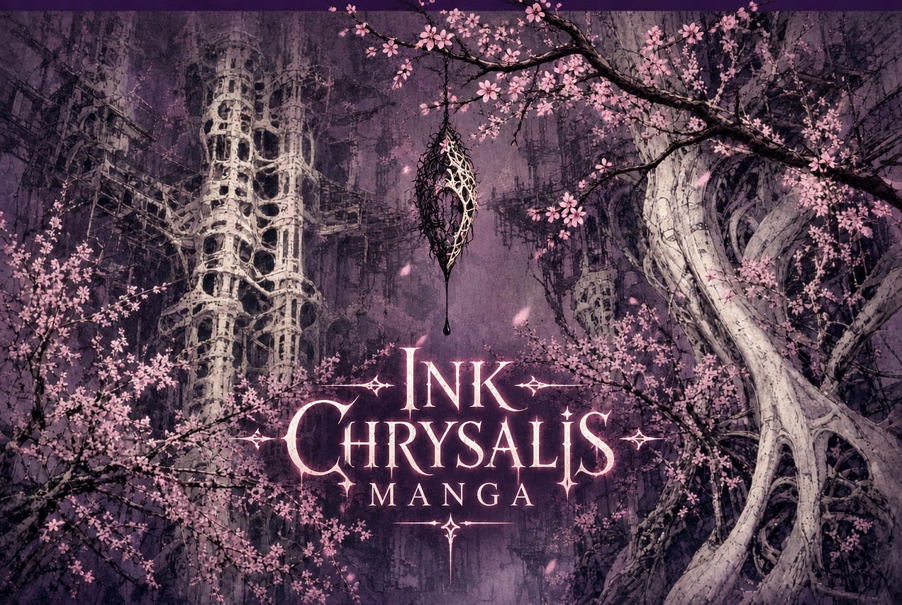 Portada del índice de manga «Ink chrysalis»