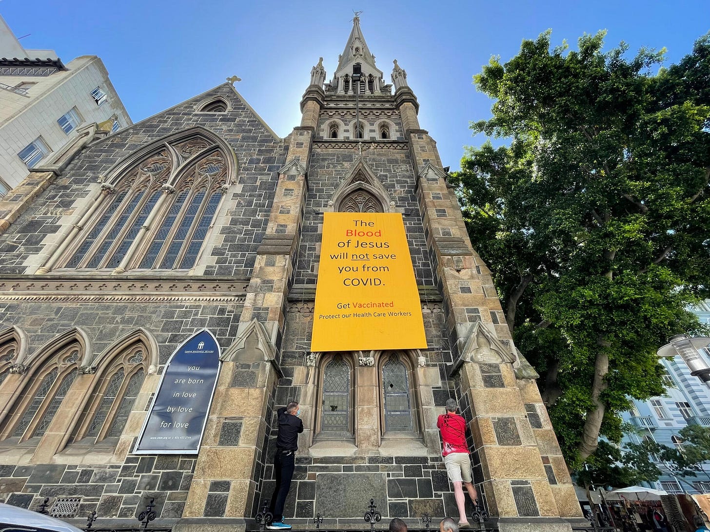 The banner that rings: Methodist church calls for religious ...