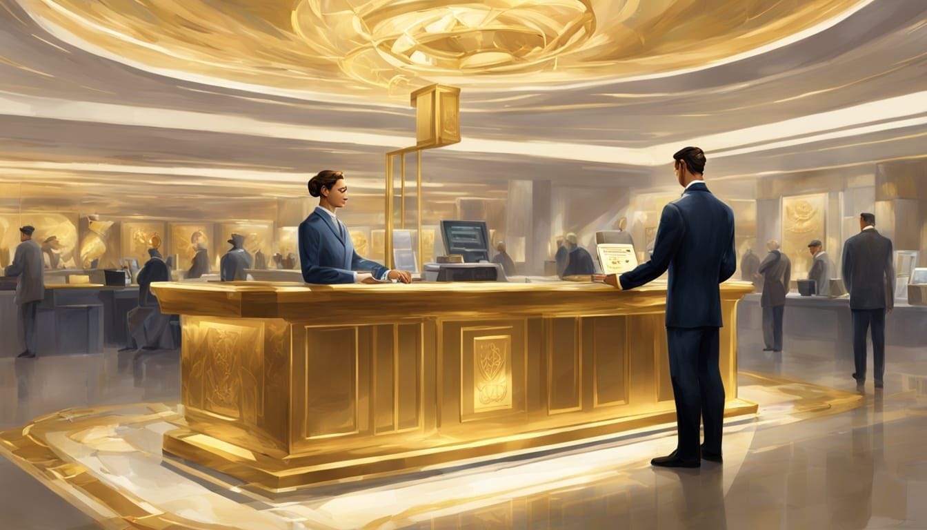 A realistic illustration of the concept of Premium services. A realistic illustration of the concept of Premium services.